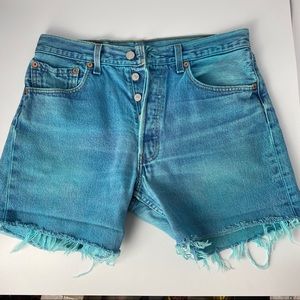 Levi’s 501 women’s size 32 cutoff shorts
